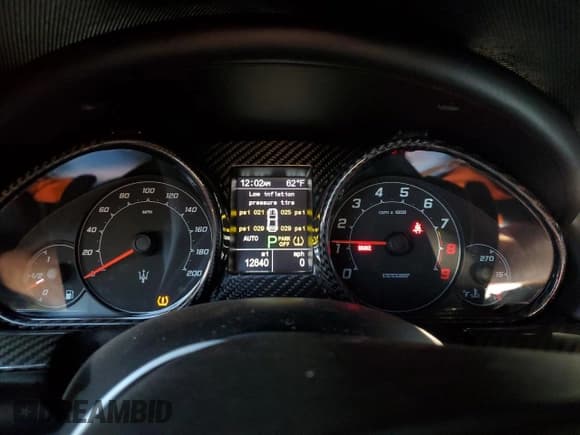 ✅ 2017 Maserati GranTurismo Sport • VIN: ZAM45VMA9H0190505 • Lot: 45003015. Listed on Copart with 12,840 mi. Free auction sales archive from the USA and detailed vehicle history report at DreamBid. Image 9.