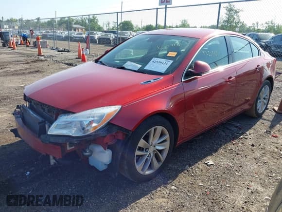 ✅ 2015 Buick Regal • VIN: 2G4GK5EX1F9268951 • Lot: 42559131. Listed on IAAI with 138,545 mi. Free auction sales archive from the USA and detailed vehicle history report at DreamBid. Image 2.