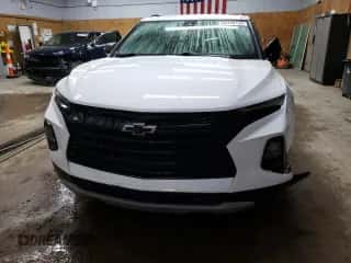 2021 Chevrolet Blazer LT with VIN 3GNKBCRS9MS548173, listed as a Copart auction lot 60158194 with 107,035 mi miles and Non repairable. Bid and sale history available at DreamBid. Image 5.