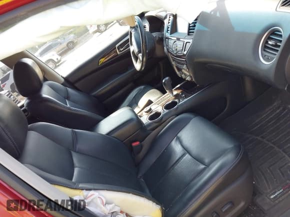 ✅ 2015 Nissan Pathfinder Platinum • VIN: 5N1AR2MM9FC653285 • Lot: 42810357. Listed on IAAI with 82,800 mi. Free auction sales archive from the USA and detailed vehicle history report at DreamBid. Image 5.