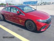 ✅ 2022 Mercedes-Benz EQS 580 • VIN: W1KCG4EB1NA013258 • Lot: 42449191. Listed on IAAI with 24,187 mi. Free auction sales archive from the USA and detailed vehicle history report at DreamBid. Image 1.