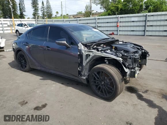 ✅ 2023 Lexus IS 500 F Sport Performance • VIN: JTHAP1D20P5002151 • Lot: 64683715. Wystawiony na Copart z przebiegiem Nie podano. Bezpłatny archiwum sprzedaży aukcyjnych z USA i szczegółowy raport historii pojazdu na DreamBid. Zdjęcie 4.