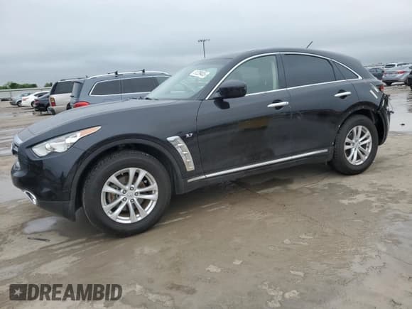 ✅ 2015 Infiniti QX70 • VIN: JN8CS1MW9FM481352 • Lot: 51229405. Listed on Copart with 64,309 mi. Free auction sales archive from the USA and detailed vehicle history report at DreamBid. Image 1.