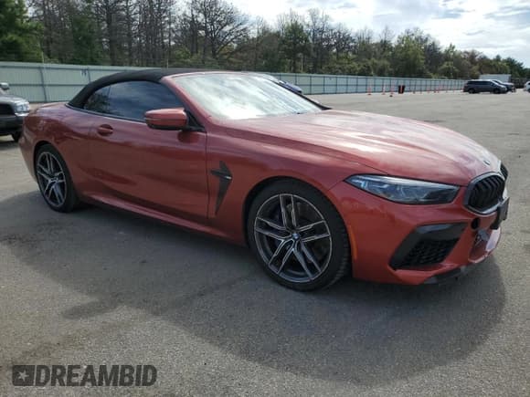 ✅ 2020 BMW M8 • VIN: WBSDZ0C0XLBM09515 • Lot: 71477344. Listed on Copart with 20,938 mi. Free auction sales archive from the USA and detailed vehicle history report at DreamBid. Image 4.