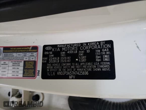 ✅ 2017 Kia Soul + • VIN: KNDJP3A57H7425696 • Lot: 67273865. Wystawiony na Copart z przebiegiem 152 886 mil. Bezpłatny archiwum sprzedaży aukcyjnych z USA i szczegółowy raport historii pojazdu na DreamBid. Zdjęcie 13.