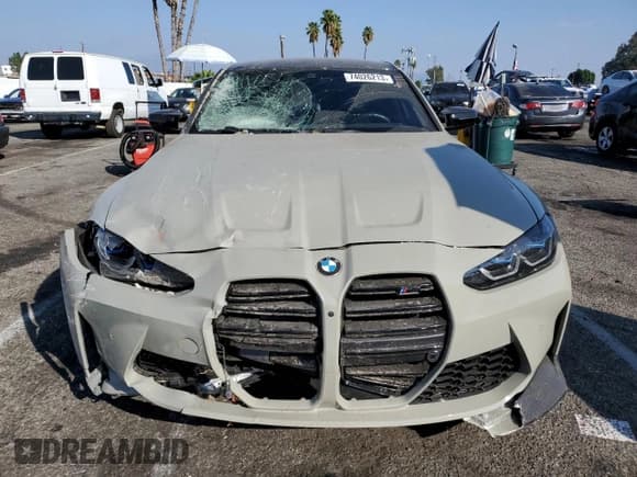 ✅ 2023 BMW M3 Competition xDrive • VIN: WBS43AY08PFP74466 • Lot: 74026213. Wystawiony na Copart z przebiegiem 3 883 mil. Bezpłatny archiwum sprzedaży aukcyjnych z USA i szczegółowy raport historii pojazdu na DreamBid. Zdjęcie 5.