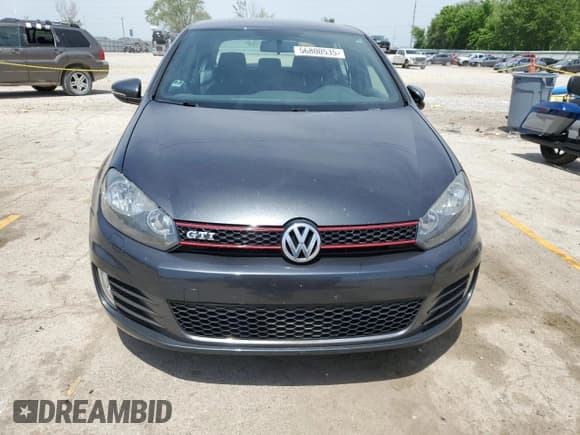 ✅ 2012 Volkswagen Golf GTI Autobahn • VIN: WVWGV7AJ8CW105855 • Lot: 56800535. Listed on Copart with 130,470 mi. Free auction sales archive from the USA and detailed vehicle history report at DreamBid. Image 5.