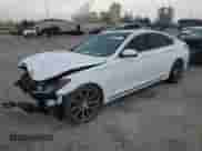 2015 Hyundai Genesis 5.0L with VIN KMHGN4JF6FU086597, listed as a Copart auction lot 62238144 with 119,618 mi miles and Salvage title. Bid and sale history available at DreamBid. Image 1.