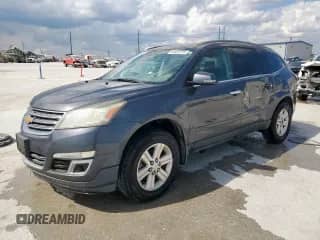 2014 Chevrolet Traverse LT z VIN 1GNKRHKD9EJ118439, wystawiony jako Copart lot #84987275 z przebiegiem 189 912 mil mil oraz Szkoda całkowita • Salvage title. Historia ofert i sprzedaży dostępna na DreamBid. Obrazek 1.