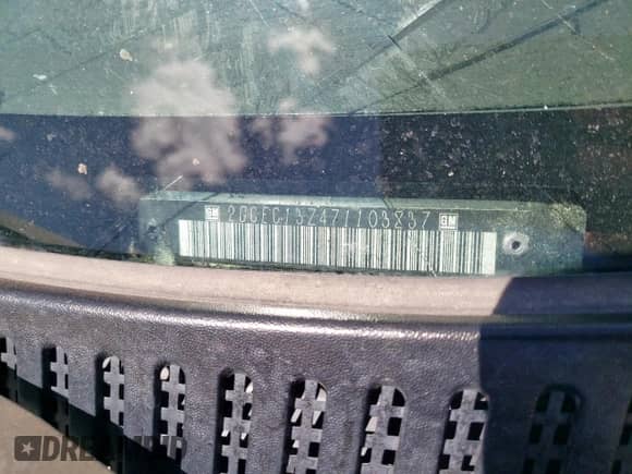 2007 Chevrolet Silverado 1500 LT1 z VIN 2GCEC13Z471103837, wystawiony jako Copart lot #57890145 z przebiegiem Nie podano mil oraz Szkoda całkowita • Salvage title. Historia ofert i sprzedaży dostępna na DreamBid. Obrazek 12.