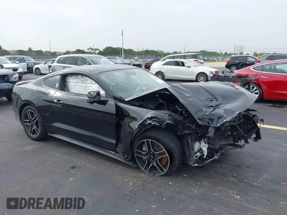 ✅ 2021 Ford Mustang GT • VIN: 1FA6P8CF9M5106191 • Lot: 42609029. Listed on IAAI with 28,871 mi. Free auction sales archive from the USA and detailed vehicle history report at DreamBid. Image 1.