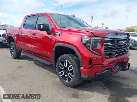 ✅ 2024 GMC Sierra 1500 AT4 • VIN: 1GTUUEEL8RZ145303 • Лот: 41792801. Опубликован ранее на IAAI с пробегом 21 195 миль. Бесплатный доступ к архиву аукционных продаж из США и подробный отчёт об истории автомобиля на DreamBid. Изображение 1.