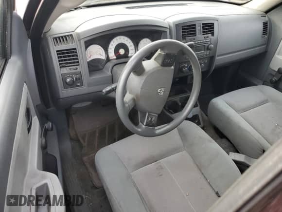 2005 Dodge Dakota ST with VIN 1D7HW28K25S288625, listed as a Copart auction lot 78359414 with 144,655 mi miles and Salvage title. Bid and sale history available at DreamBid. Image 8.