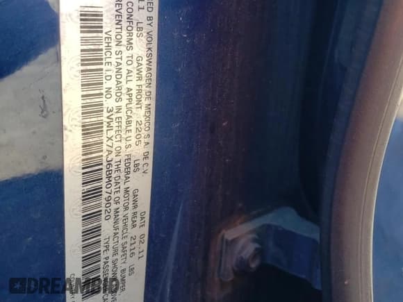 ✅ 2011 Volkswagen Jetta SEL • VIN: 3VWLX7AJ6BM079020 • Lot: 85310235. Wystawiony na Copart z przebiegiem 98 558 mil. Bezpłatny archiwum sprzedaży aukcyjnych z USA i szczegółowy raport historii pojazdu na DreamBid. Zdjęcie 12.