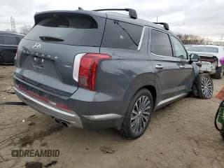 ✅ 2024 Hyundai Palisade Calligraphy • VIN: KM8R7DGE6RU676949 • Лот: 44246975. Опубликован ранее на Copart с пробегом 14 084 миль. Бесплатный доступ к архиву аукционных продаж из США и подробный отчёт об истории автомобиля на DreamBid. Изображение 3.