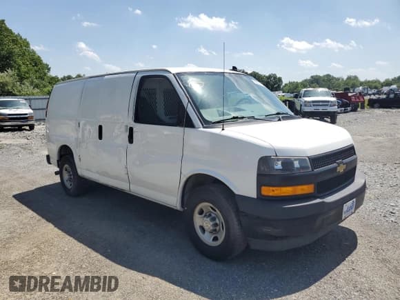 ✅ 2021 Chevrolet Express Cargo • VIN: 1GCWGAF78M1145898 • Lot: 59593475. Listed on Copart with 138,513 mi. Free auction sales archive from the USA and detailed vehicle history report at DreamBid. Image 4.