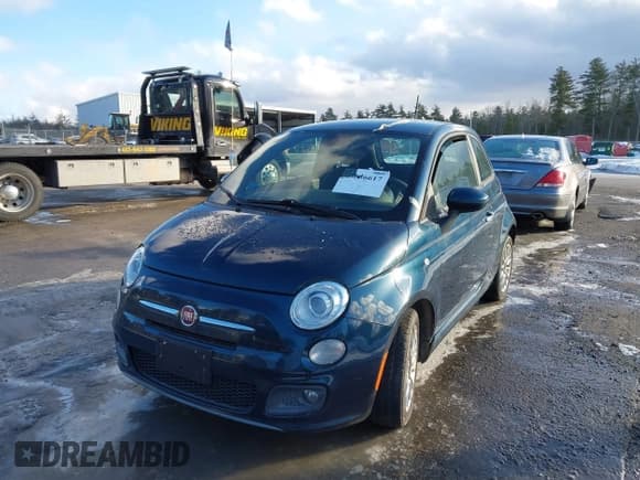 ✅ 2013 FIAT 500 Sport • VIN: 3C3CFFBRXDT684613 • Lot: 43886617. Listed on IAAI with 89,938 mi. Free auction sales archive from the USA and detailed vehicle history report at DreamBid. Image 2.