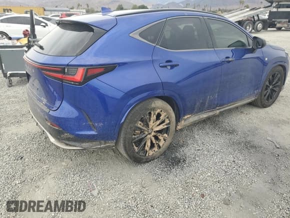 ✅ 2024 Lexus NX 350 F Sport • VIN: 2T2KGCEZ8RC034814 • Lot: 70706175. Wystawiony na Copart z przebiegiem 72 004 mil. Bezpłatny archiwum sprzedaży aukcyjnych z USA i szczegółowy raport historii pojazdu na DreamBid. Zdjęcie 3.