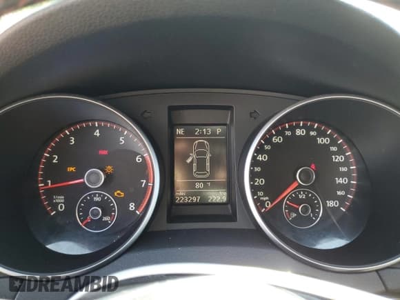 ✅ 2012 Volkswagen Golf GTI Autobahn • VIN: WVWHD7AJXCW215149 • Lot: 56981105. Listed on Copart with 223,297 mi. Free auction sales archive from the USA and detailed vehicle history report at DreamBid. Image 9.