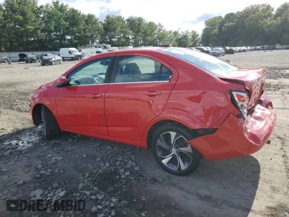 2017 Chevrolet Sonic Premier с VIN 1G1JF5SB7H4108983, выставлен на аукционе Copart как лот 73781154 с пробегом 146 474 миль миль и Списание • Salvage title. История ставок и продаж доступна на DreamBid. Изображение 2.