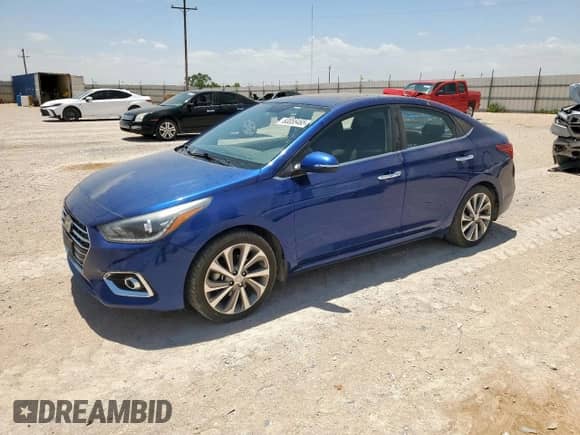 2020 Hyundai Accent Limited z VIN 3KPC34A61LE120724, wystawiony jako Copart lot #60055465 z przebiegiem 71 687 mil mil oraz Czysty tytuł • Clean title. Historia ofert i sprzedaży dostępna na DreamBid. Obrazek 1.