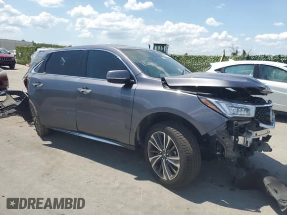 ✅ 2019 Acura MDX Technology • VIN: 5J8YD3H56KL012245 • Lot: 70443195. Listed on Copart with 47,646 mi. Free auction sales archive from the USA and detailed vehicle history report at DreamBid. Image 4.