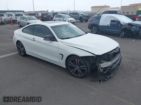 ✅ 2014 BMW 4 Series 435i xDrive • VIN: WBA3R5C59EK186119 • Lot: 41968020. Listed on IAAI with 97,187 mi. Free auction sales archive from the USA and detailed vehicle history report at DreamBid. Image 1.