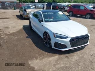 ✅ 2023 Audi S5 Premium Plus • VIN: WAUP4AF55PA058750 • Lot: 42725753. Wystawiony na IAAI z przebiegiem 8 900 mil. Bezpłatny archiwum sprzedaży aukcyjnych z USA i szczegółowy raport historii pojazdu na DreamBid. Zdjęcie 1.