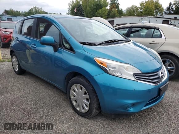 ✅ 2014 Nissan Note SV • VIN: 3N1CE2CP5EL432843 • Lot: 80937465. Listed on Copart with 119,960 mi. Free auction sales archive from the USA and detailed vehicle history report at DreamBid. Image 1.