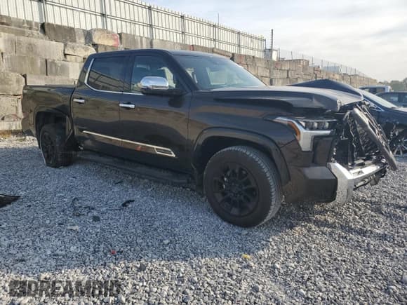 ✅ 2022 Toyota Tundra 1794 Edition • VIN: 5TFMA5DB3NX024914 • Lot: 80609715. Listed on Copart with 61,860 mi. Free auction sales archive from the USA and detailed vehicle history report at DreamBid. Image 4.