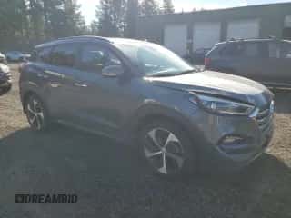 2016 Hyundai Tucson Limited with VIN KM8J3CA22GU200678, listed as a Copart auction lot 87029145 with 99,158 mi miles and Clean title. Bid and sale history available at DreamBid. Image 4.