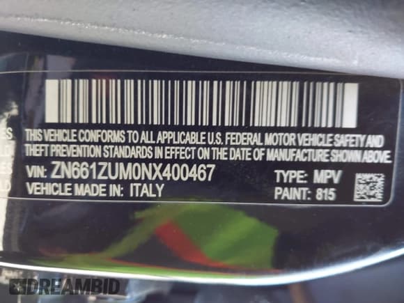 ✅ 2022 Maserati Levante Modena S • VIN: ZN661ZUM0NX400467 • Лот: 41294140. Опубликован ранее на IAAI с пробегом 93 148 миль. Бесплатный доступ к архиву аукционных продаж из США и подробный отчёт об истории автомобиля на DreamBid. Изображение 9.