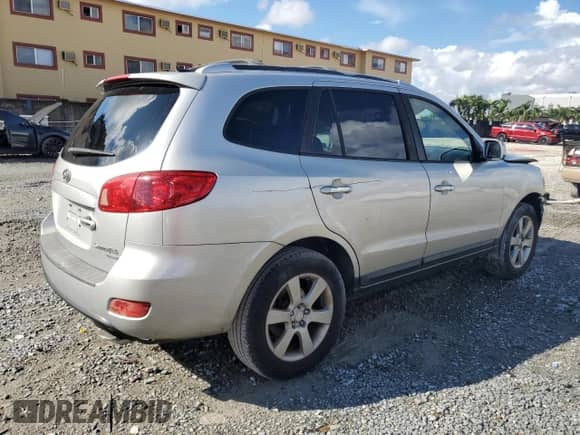 2007 Hyundai Santa Fe SE with VIN 5NMSH13E17H079817, listed as a Copart auction lot 85709465 with 281,245 mi miles and Salvage title. Bid and sale history available at DreamBid. Image 3.