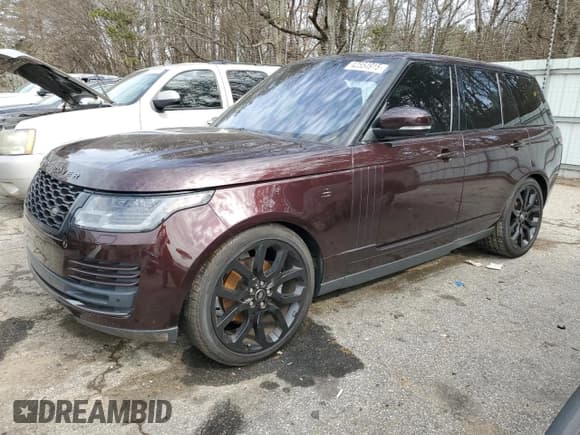 ✅ 2019 Land Rover Range Rover • VIN: SALGR2RK4KA531129 • Lot: 42554915. Listed on Copart with 70,605 mi. Free auction sales archive from the USA and detailed vehicle history report at DreamBid. Image 1.