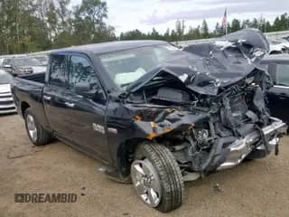 2018 Ram 1500 SLT with VIN 1C6RR6GT9JS171603, listed as a Copart auction lot 54793429 with 35,911 mi miles and Salvage title. Bid and sale history available at DreamBid. Image 1.