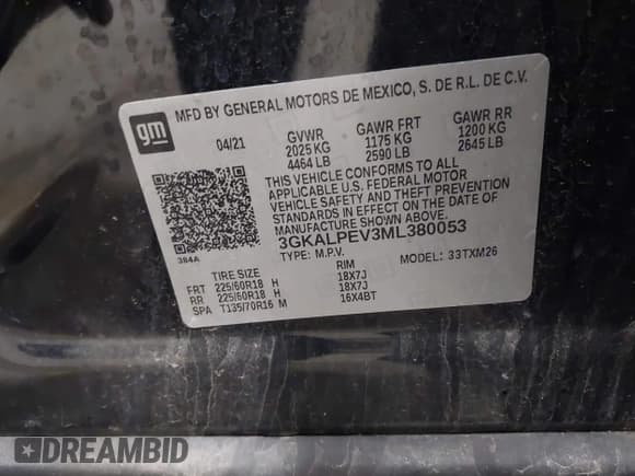 ✅ 2021 GMC Terrain SLT • VIN: 3GKALPEV3ML380053 • Lot: 42011390. Wystawiony na IAAI z przebiegiem 62 481 mil. Bezpłatny archiwum sprzedaży aukcyjnych z USA i szczegółowy raport historii pojazdu na DreamBid. Zdjęcie 9.