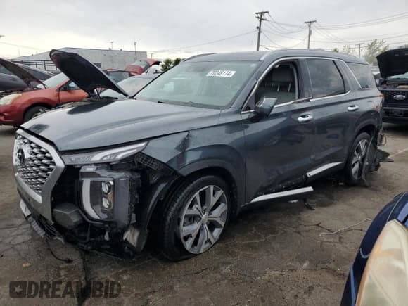 ✅ 2022 Hyundai Palisade SEL • VIN: KM8R4DHE7NU344732 • Лот: 70246174. Опубликован ранее на Copart с пробегом 50 372 миль. Бесплатный доступ к архиву аукционных продаж из США и подробный отчёт об истории автомобиля на DreamBid. Изображение 1.