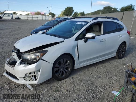 ✅ 2015 Subaru Impreza Special Sports Premium • VIN: JF1GPAY61FH298423 • Лот: 91490895. Опубликован ранее на Copart с пробегом 96 384 миль. Бесплатный доступ к архиву аукционных продаж из США и подробный отчёт об истории автомобиля на DreamBid. Изображение 1.