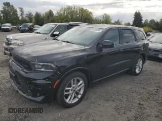 ✅ 2023 Dodge Durango GT Plus • VIN: 1C4RDJDG1PC556383 • Lot: 85346095. Listed on Copart with 60,026 mi. Free auction sales archive from the USA and detailed vehicle history report at DreamBid. Image 1.