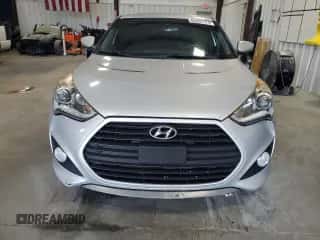 2014 Hyundai Veloster Turbo z VIN KMHTC6AE2EU208474, wystawiony jako Copart lot #65442584 z przebiegiem 57 596 mil mil oraz Szkoda całkowita • Salvage title. Historia ofert i sprzedaży dostępna na DreamBid. Obrazek 5.