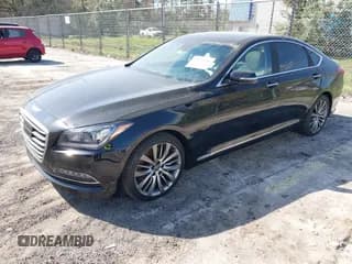 ✅ 2015 Hyundai Genesis 5.0L • VIN: KMHGN4JF0FU081945 • Lot: 41547186. Wystawiony na IAAI z przebiegiem 134 956 mil. Bezpłatny archiwum sprzedaży aukcyjnych z USA i szczegółowy raport historii pojazdu na DreamBid. Zdjęcie 2.