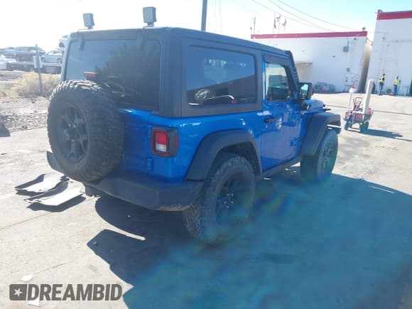 ✅ 2022 Jeep Wrangler Sport S • VIN: 1C4HJXAG7NW181705 • Лот: 43541489. Опубликован ранее на IAAI с пробегом 84 423 миль. Бесплатный доступ к архиву аукционных продаж из США и подробный отчёт об истории автомобиля на DreamBid. Изображение 4.