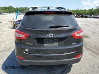 2014 Hyundai Tucson Walking Dead Edition with VIN KM8JUCAG8EU936627, listed as a Copart auction lot 56313984 with 109,412 mi miles and Salvage title. Bid and sale history available at DreamBid. Image 6.