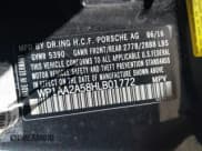 ✅ 2017 Porsche Macan • VIN: WP1AA2A58HLB01772 • Lot: 42574569. Listed on IAAI with 97,786 mi. Free auction sales archive from the USA and detailed vehicle history report at DreamBid. Image 9.