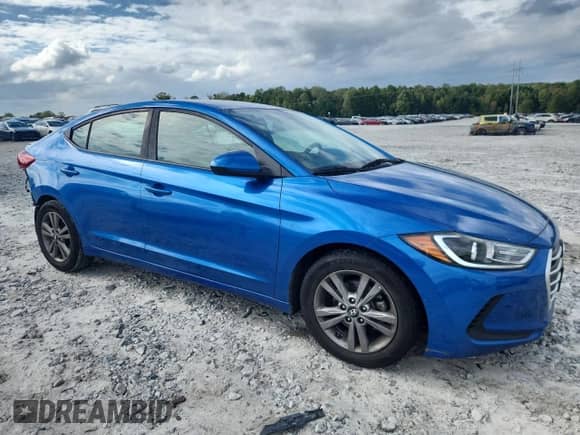 2018 Hyundai Elantra SEL with VIN 5NPD84LF2JH254976, listed as a Copart auction lot 85783985 with 125,609 mi miles and Salvage title. Bid and sale history available at DreamBid. Image 4.