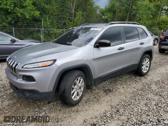 ✅ 2017 Jeep Cherokee Sport • VIN: 1C4PJMABXHW602285 • Lot: 70375155. Listed on Copart with 138,548 mi. Free auction sales archive from the USA and detailed vehicle history report at DreamBid. Image 1.