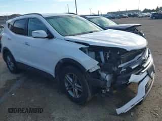 2018 Hyundai Santa Fe 2.4L z VIN 5NMZUDLB1JH097002, wystawiony jako IAAI lot #43473652 z przebiegiem 182 069 mil mil oraz . Historia ofert i sprzedaży dostępna na DreamBid. Obrazek 1.