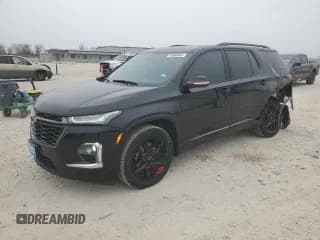 ✅ 2022 Chevrolet Traverse Premier • VIN: 1GNERKKW7NJ184791 • Lot: 44900045. Wystawiony na Copart z przebiegiem 36 796 mil. Bezpłatny archiwum sprzedaży aukcyjnych z USA i szczegółowy raport historii pojazdu na DreamBid. Zdjęcie 1.