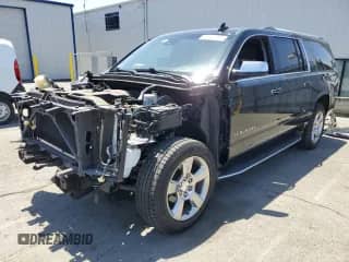 2020 Chevrolet Suburban Premier z VIN 1GNSKJKC0LR214235, wystawiony jako Copart lot #61682765 z przebiegiem 198 547 mil mil oraz Szkoda całkowita • Salvage title. Historia ofert i sprzedaży dostępna na DreamBid. Obrazek 1.