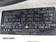 ✅ 2005 Hyundai Elantra GLS • VIN: KMHDN46D55U008031 • Lot: 41627681. Wystawiony na IAAI z przebiegiem 223 451 mil. Bezpłatny archiwum sprzedaży aukcyjnych z USA i szczegółowy raport historii pojazdu na DreamBid. Zdjęcie 9.